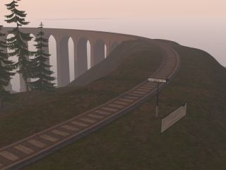 Barley Acre station in the grid afternoon