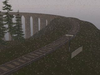 Barley Acre station in the grid afternoon