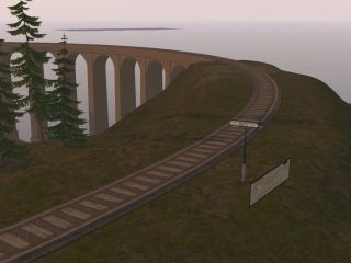 Barley Acre station in the grid afternoon
