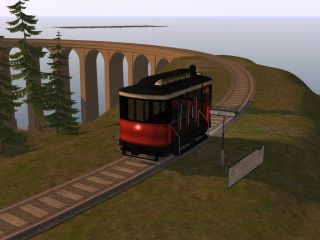 Barley Acre station in the grid afternoon