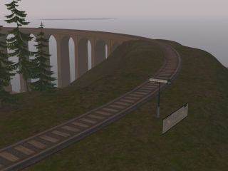 Barley Acre station in the grid afternoon