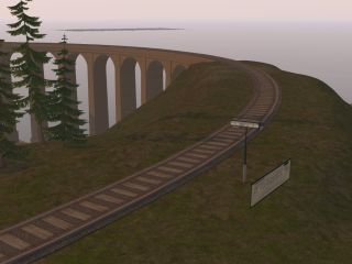 Barley Acre station in the grid afternoon