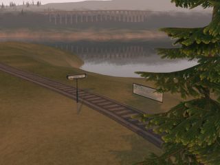 Fox Marsh station in the grid afternoon