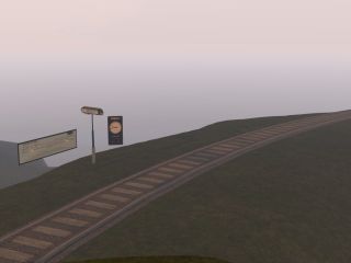Rye Copse station in the grid afternoon