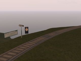 Rye Copse station in the grid afternoon