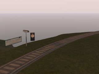 Rye Copse station in the grid afternoon