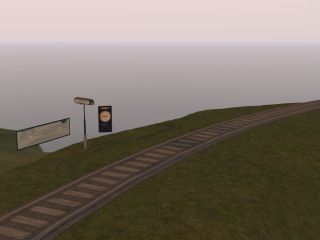 Rye Copse station in the grid afternoon