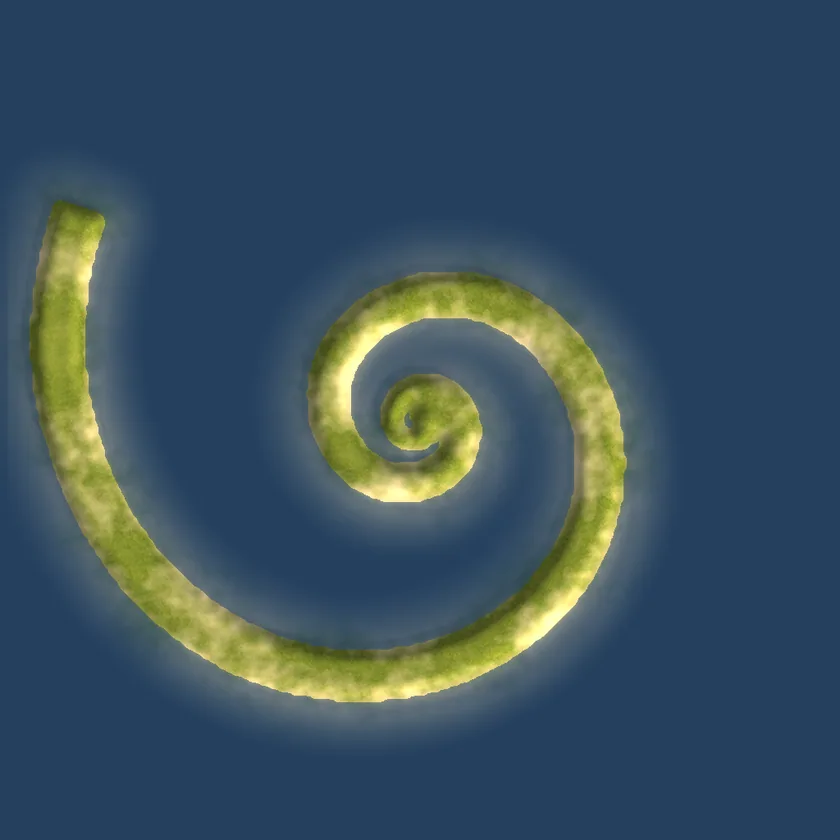 Amber Reach from above