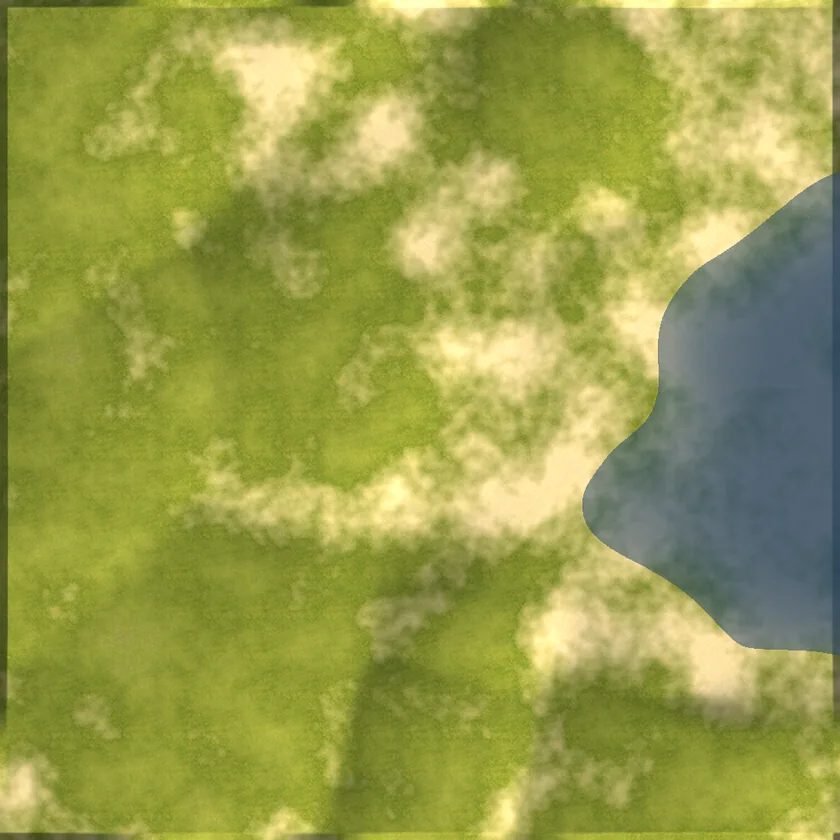 Harvest Croft from above