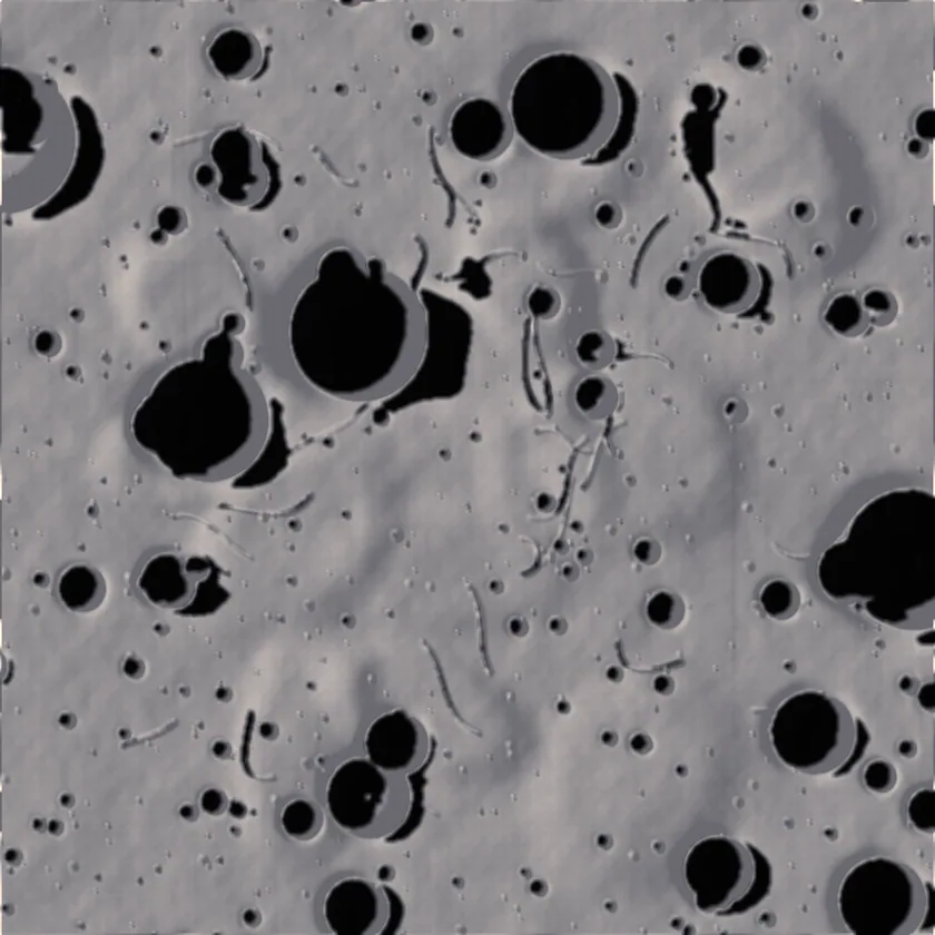 Mare Serenitatis from above