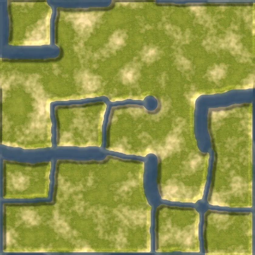 Oak Croft from above