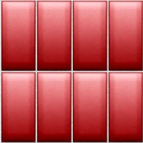 SKIMI - art deco - diner - red tiles
