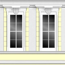 SKIMI - front 1. floor - closed windows