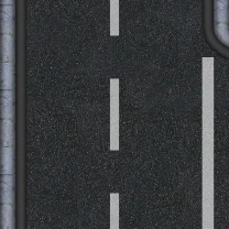 SKIMI - road tiles ws - straight for taxi stop 1