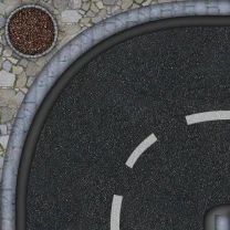 SKIMI - road tiles ws - curve with treespace