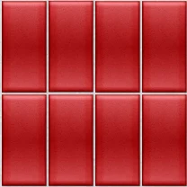 SKIMI - art deco - diner - red tiles _ medium