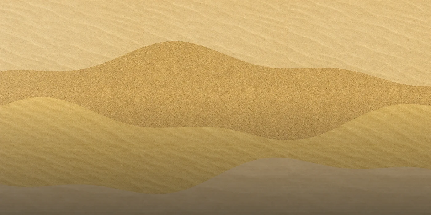 Desert Terrain Set in use