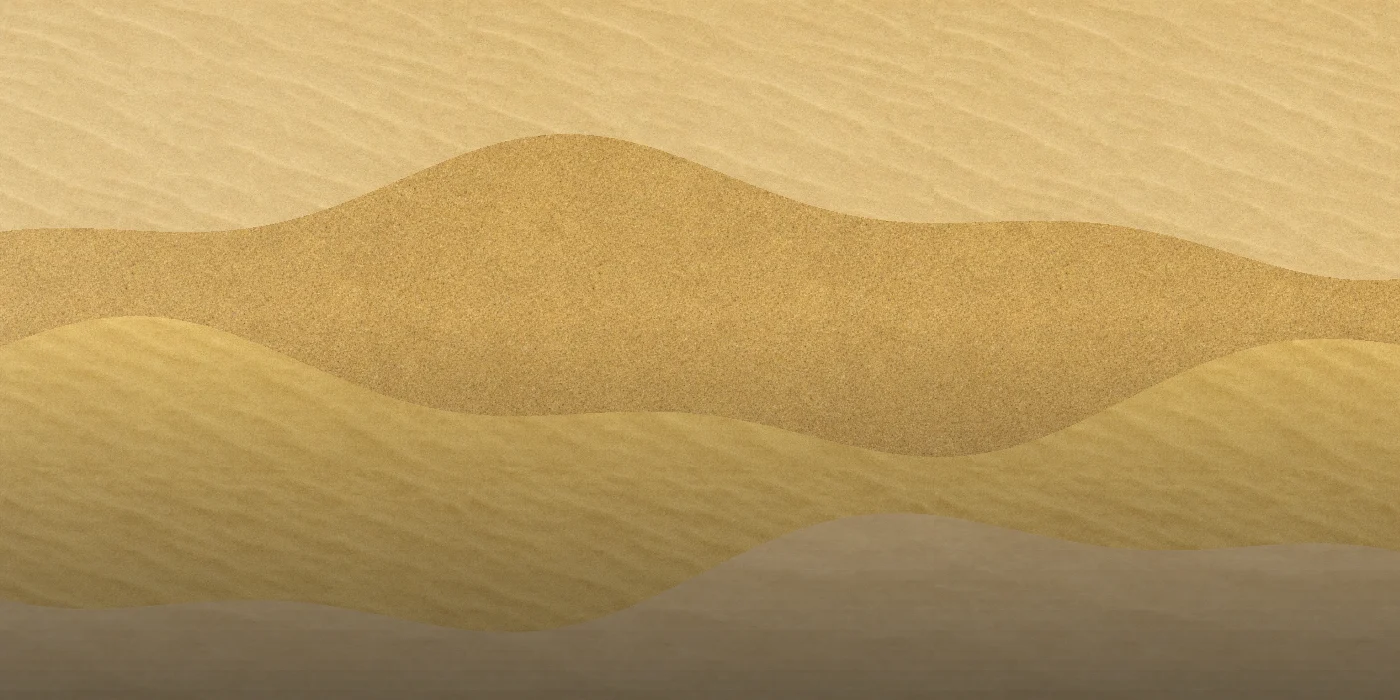 Desert Terrain Set in use
