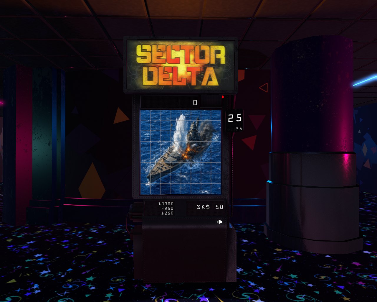 Sector Delta · arcade machine